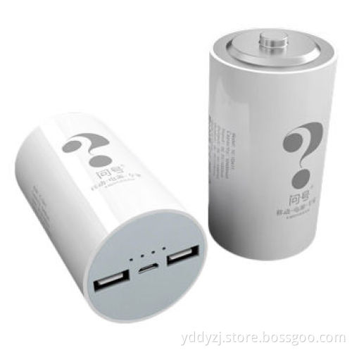 New 10,400mA Power Banks with Battery Shape and Dual-USB Output